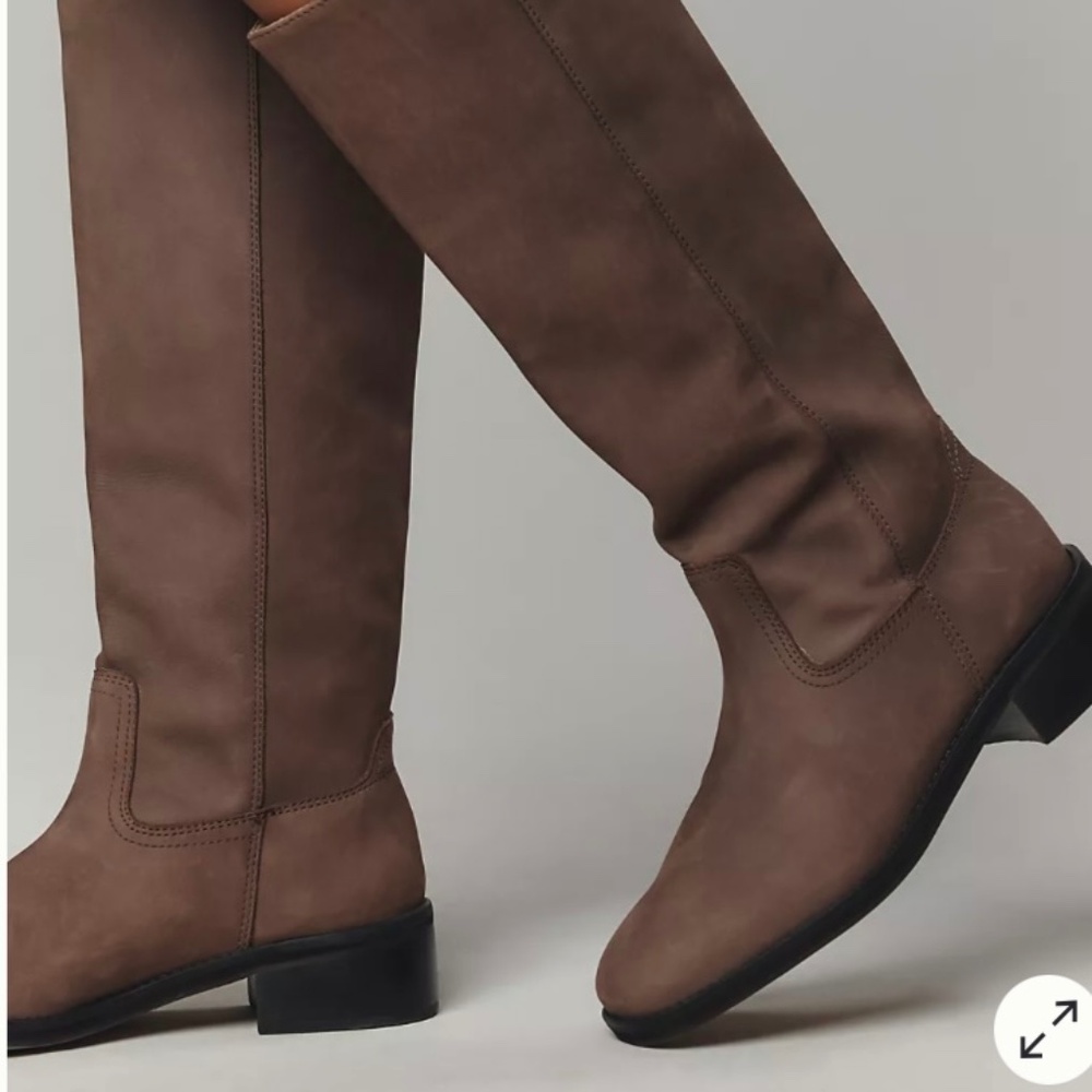 Anthropologie Silent D Barnyard Riding Boots Size 8/ EU39 NIB - Picture 3 of 15